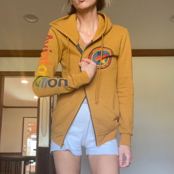 SOLD—Aviator Nation Zip-UP XS - Picture 2 of 14